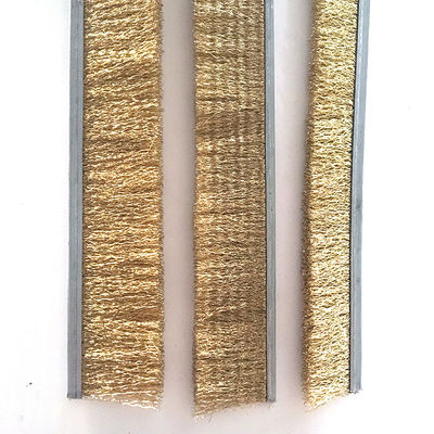 AUTC Filament PBT Industrial Brass Wire Metal Channel Strip Brushes