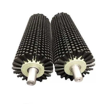 Custom Industrial Conveyor Cylinder Nylon Roller Brush For Cleaning
