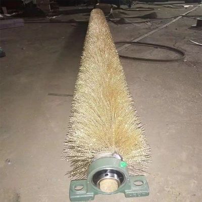 Special Anti Blocking Brush For Drum Sand Screening Machine, Roller Nylon Wire Brush