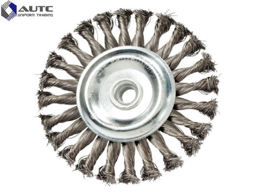 Flat Crimped Wire Wheel Brush for Metal Polishing Galvanized iron OEM Accepted