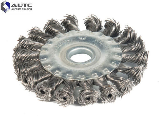 Flat Crimped Wire Wheel Brush for Metal Polishing Galvanized iron OEM Accepted