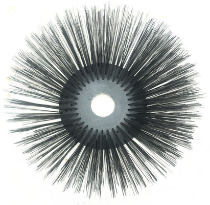 400*100mm Steel Wire Rotary Side Brush For Johnston Sweeper Steel Wire Gutter Broom Side Broom