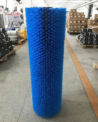 305mm Nylon Bristles Road Sweeper Brush Silicon Carbid  PP Roller