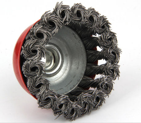 Abrasive Tools Twist Knot 65mm 100mm Crimped Wire Cup Brush