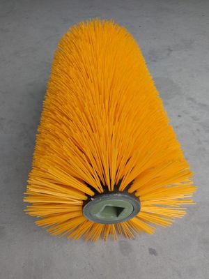 Durable Multiple Broom Sweeper Customized Color PP Steel