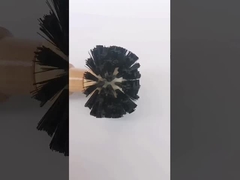 커피 머신 파우더 볼 청소 브러시 단단한 나무 손잡이